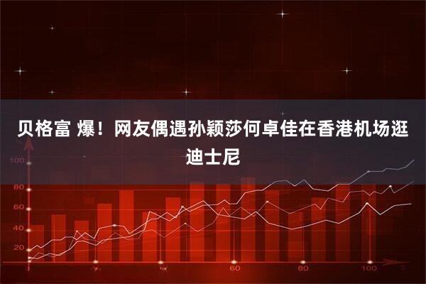 贝格富 爆！网友偶遇孙颖莎何卓佳在香港机场逛迪士尼