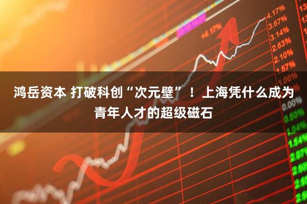 鸿岳资本 打破科创“次元壁” ！上海凭什么成为青年人才的超级磁石